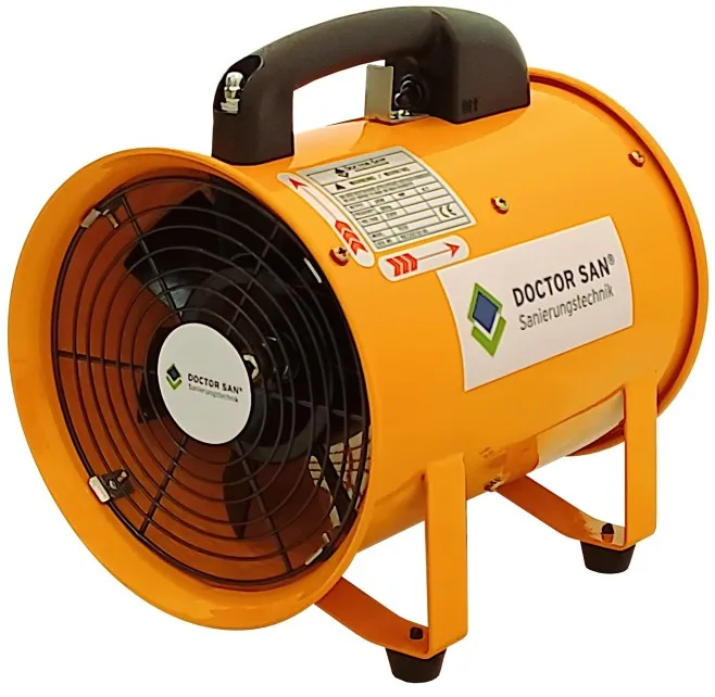 Axial Baulüfter Baugebläse 1500 m3/h Ø20cm