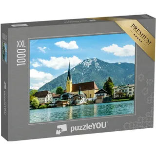 Puzzle 1000 Teile XXL „Tegernsee in Bayern, Deutschland“ – aus der Puzzle-Kollektion Tegernsee, Landschaft