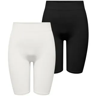 Only Radlerhose »ONLVICKY SEAMLESS MIDI SHORTS 2-PACK ACC«, (Packung, 2er-Pack)