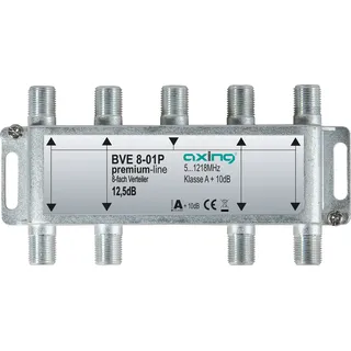 Axing Kabel-TV Verteiler 8-fach 5 - 1218MHz