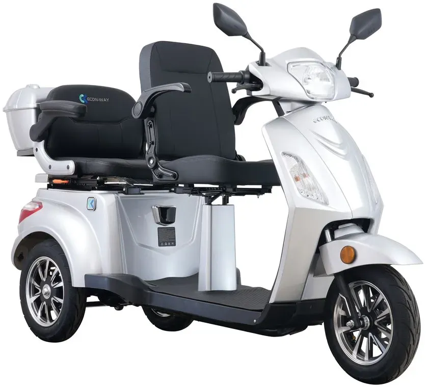 E-Seniorenmobil T409-1, 3-Rad, 1000 Watt, 2 Sitzer