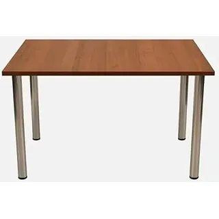 All4All Esstisch 100 cm - Wohnzimmer Tisch - Moderne Küchentisch - Esszimmermöbel - Dining Table - Esszimmertische - Küchentisch Klein - Nuss 100 x 60 cm