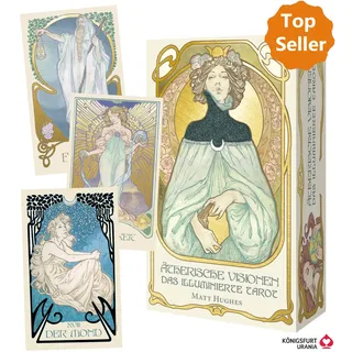 Königsfurt-Urania Ätherische Visionen (ETHEREAL VISIONS) - Das illuminierte Tarot: dekorative Box und Karten mit Goldprägung und Booklet, 48 Seiten (Tarot Deutsch)