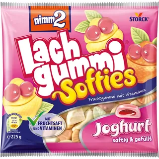 nimm2® Lachgummi Softies Joghurt Fruchtgummi 225,0 g