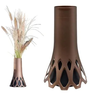 GarPet Bodenvase Grabvase Roseta mit Sockel Gewicht Friedhof Vase Grabschmuck