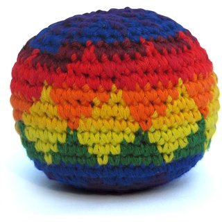 Siesta Hacky Sack Ball - Footbag - Haggysack - Hackisack Bälle - Häckisäck - Kickbälle - Jonglierbälle (EIN Ball)