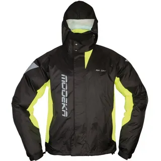 Modeka AX-Dry II Regenjacke schwarz/neon-gelb, 4XL