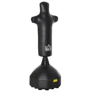 Homcom Standboxsack Boxdummy Boxsack-Ständer Schwarz