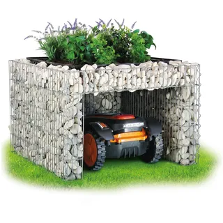 Bellissa Mährobotergarage bepflanzbar Igelhaus Tier-Unterschlupf Garten-Höhle