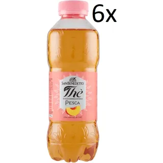 6x San benedetto Eistee Pfirsich The' Pesca PET 50 cl  tea the erfrischend