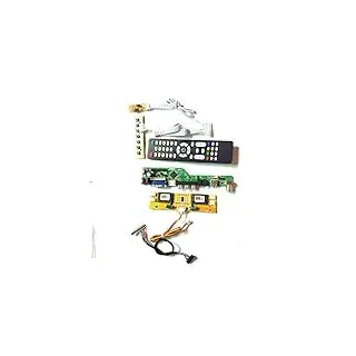 HSD190MEN3-A00/C00 VGA HDMI AV USB RF LCD Display Panel T.V53 Controller Board 4CCFL 30Pin LVDS Fernbedienung + Inverter + Tastatur Kit (HSD190MEN3-A00)