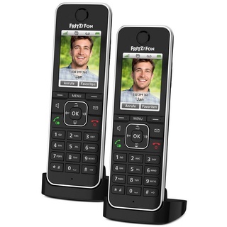 AVM FRITZ!Fon C6 Mobilteil - Doppelpack Schnurloses DECT-Telefon schwarz