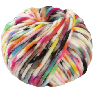 LANA GROSSA Confetti | Fingerdickes Merino-Dochtgarn mit Sprenkeldruck | Handstrickgarn aus 100% Schurwolle (Merino) | 100g Wolle zum Stricken & Häkeln | 50m Garn FB 206