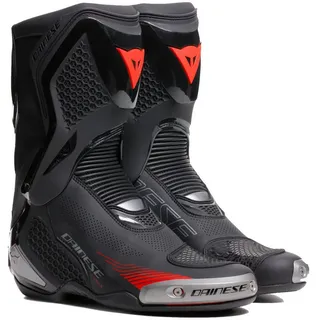 Dainese Torque 4 Air Motorradstiefel Schwarz / Lava-Rot 40