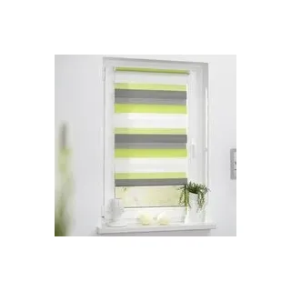 90 x 150 cm grün/grau/weiß