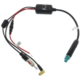 Dietz DZ_2726_04 - Aktiver DAB/UKW Antennensplitter - Fakra (Stecker) auf SMB/DIN (Buchse)