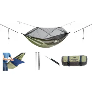 AMAZONAS Moskito-Traveller Thermo 275 x 140 cm schwarz inkl. Moskitonetz