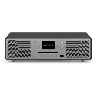 Sonoro MEISTERSTÜCK (Gen.2) Kompaktanlage mit CD Player (Airplay, Google Cast, Spotify, FM, DAB+) Matt Graphit