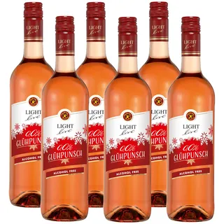 LIGHT live Glühpunsch 0,0% Rosé (6 x 0,75 l)