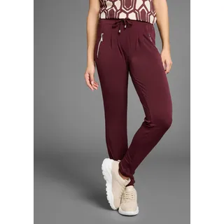 LAURA SCOTT Jogger Pants in bordeaux | Gr.: 46