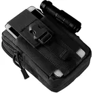 Taktische Molle-Tasche – EDC Utility Gadget Hüfttasche Pack – Camping Wandern Outdoor Ausrüstung – Handyhalter – Schwarz