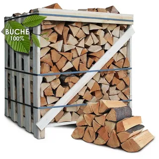 JSM-Brennholz Kaminholz JSM-Brennholz Kaminholz Buche 1,6 SRM / 1 RM - 1 Palette, Buche 25 cm
