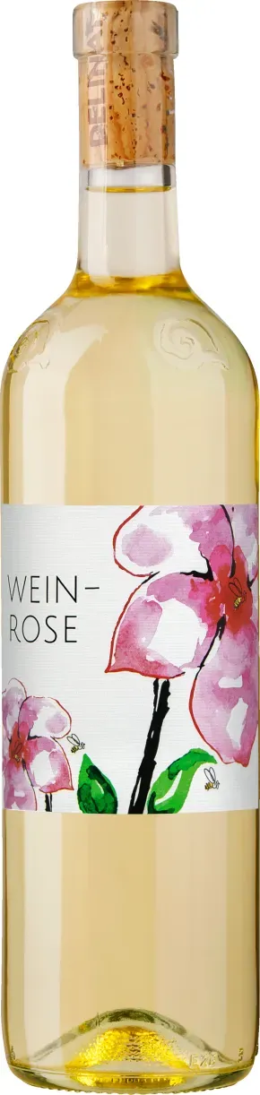 Wein-Rose Qualitätswein Rheinhessen 2025, Bio Weisswein, Biowein