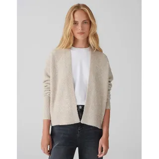 Opus Damen Strickjacke | Cardigan DAMETTA Loose mit Glitzer Details Ivory, 40