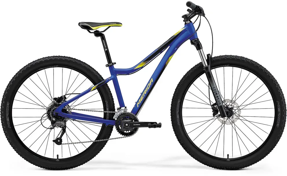 MERIDA Mountainbike MATTS 7.60-2X - Uni., m.dark blue/yellow (L)