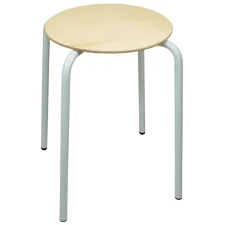 Kübler Sport® Gymnastikhocker mit Holzsitz, stapelbar - Natur