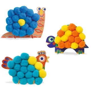 DESIGN BY - Collage Weiche Tiere Geschicklichkeitsspiele, Mehrfarbig (39871)