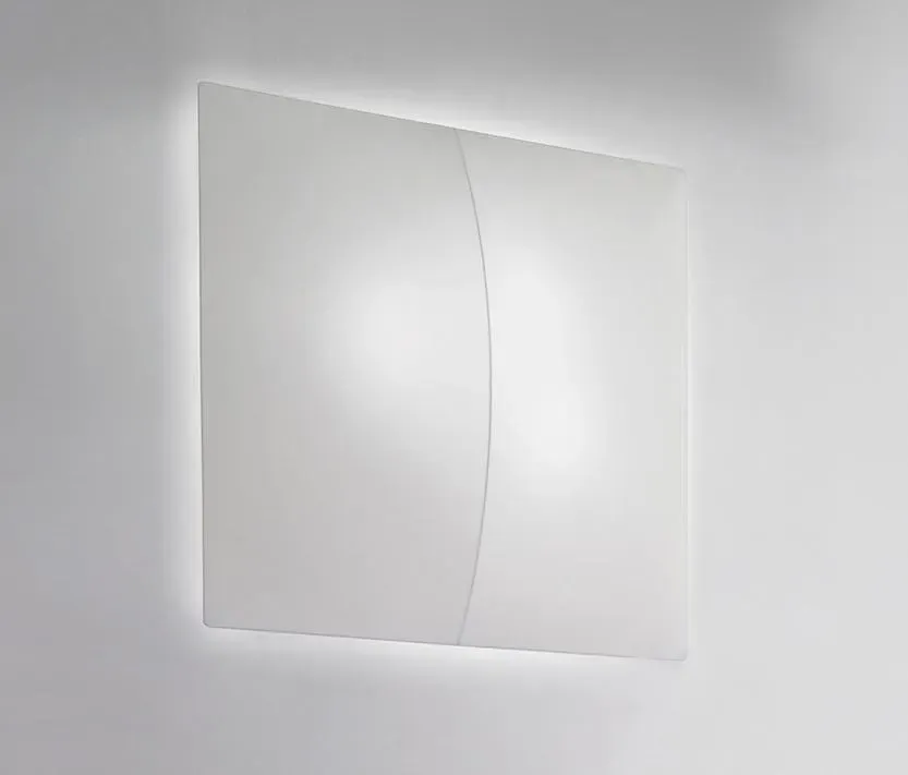 Moderne Wand-Deckenleuchte Nelly Straight Axo Light - Weiß, 60×60 cm