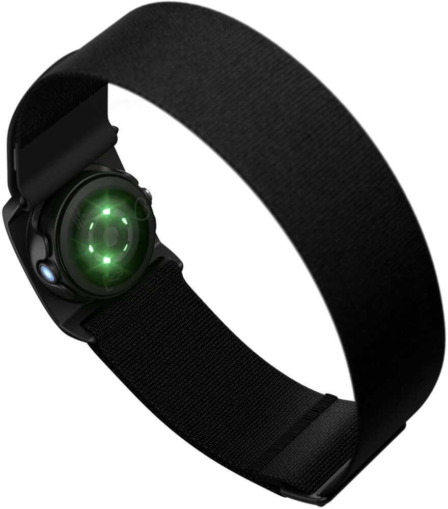 POLAR Verity Sense Schwarz optischer Puls-Sensor für jeden Sport Schwarz 