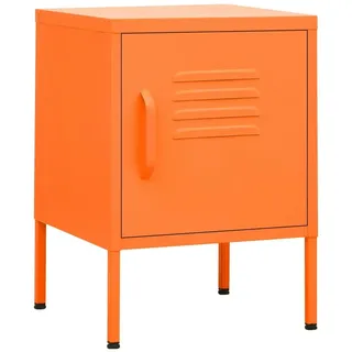 vidaXL Nachttisch Orange 35x35x51 cm Stahl