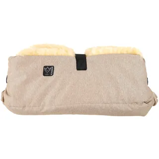 Kaiser Handwärmer Big Double Sand Melange Lammfell Medizin 6573274