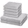 Handtuchset 6-tlg. grau
