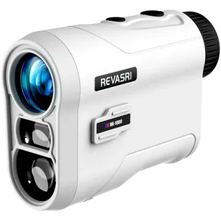 REVASRI Laser-Golf-Entfernungsmesser, 1000m, mit Neigungsfunktion, ±1m Genauigkeit, IP54 wasserdicht, wiederaufladbarer Akku (30.000 Messungen), wettkampftauglich
