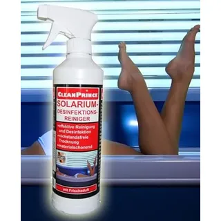 Solariumreiniger 500 ml Solarium Solarium Oberflächenreiniger Solarien CleanPrince mit Frischeduft. Für Kunststoff und Acryl geeignet.