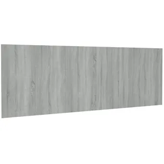 vidaXL Wand Kopfteil Grau Sonoma 240x1,5x80 cm Holzwerkstoff