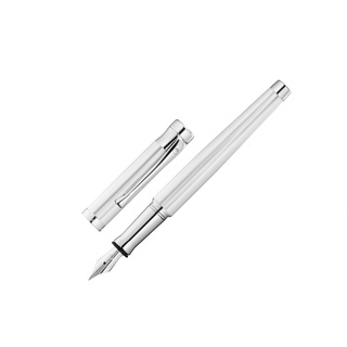 Waldmann Füllhalter Tango, Korn-Guilloche Edelstahlfeder F