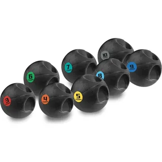 Toorx Medizinball 8 Kg - Black / Light Blue - One Size