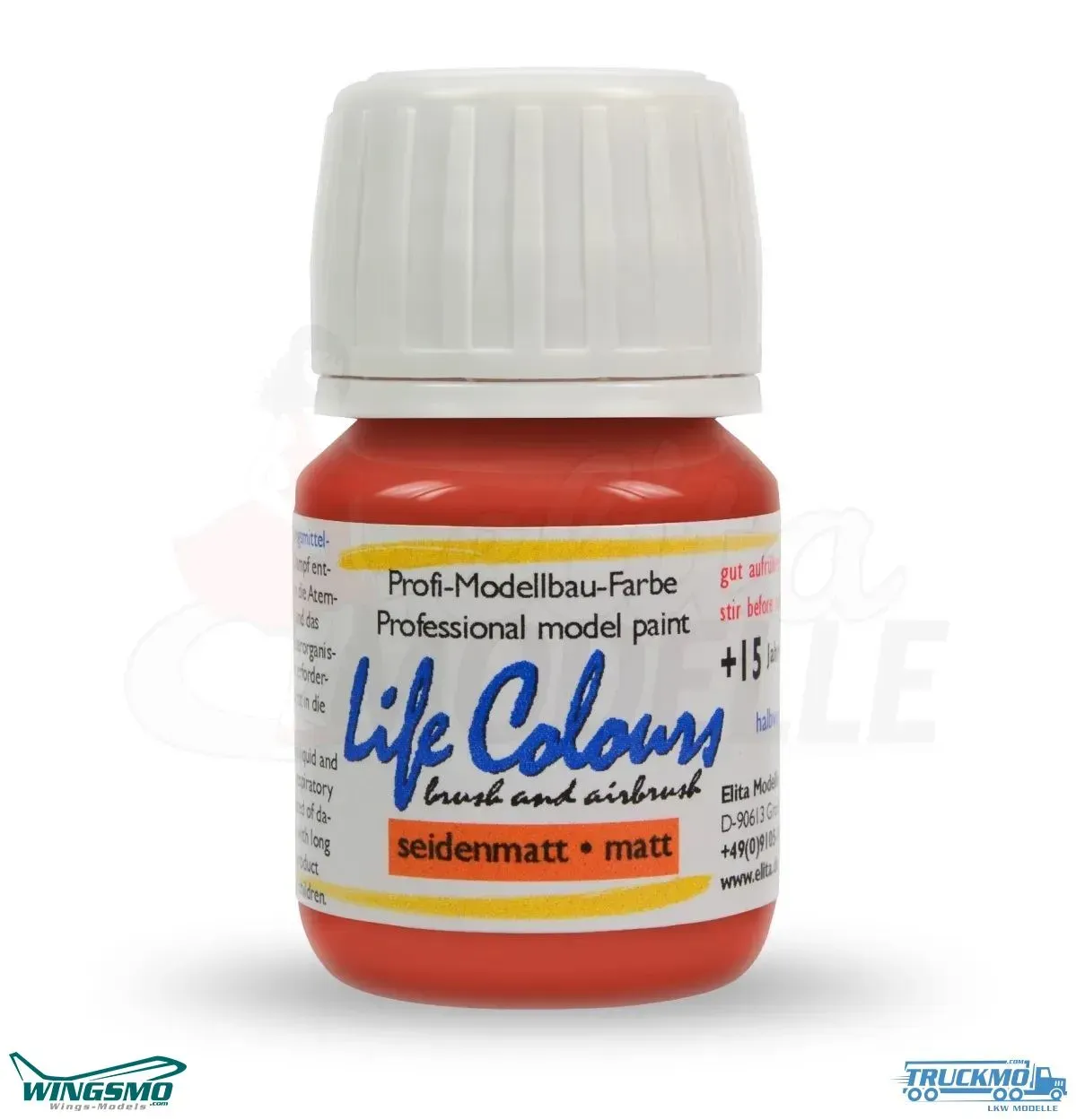 Elita Farben Life Colours RAL 2002 Blutorange