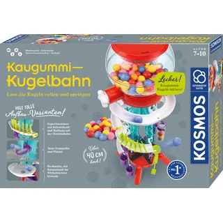 Kosmos 620653 Kaugummi-Kugelbahn, Kaugummiautomat, Kaugummi Kugelbahn mit echtem Kaugummi, inklusive Kaugummi-Kugeln, Experimentierkasten für Kinder ab 7 Jahren, Amazon Exclusive