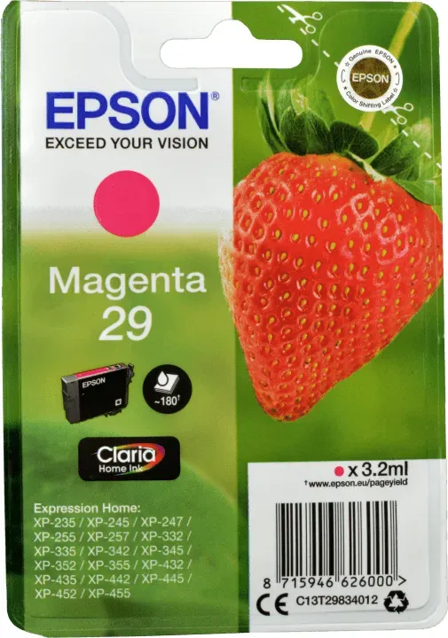 Epson Tinte C13T298340 magenta 29
