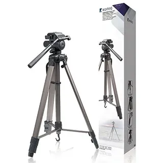 Aluminium Foto / Video Kamera Stativ 170cm für alle Nikon Modelle auch Coolpix L5 L19 L21 L22 L25 L27 S31 I27 P100 L110 L120 S220 P510 P520 I610 L810 L820 S2500 S3000 S3500 P6000 S6500 S9500 D40 D60 D80 D90 D200 D300S D300 D500 D700 D3000 D3100 D3200 D5000 D5100 und auch Canon EOS 1D Mark IV 5D 7D 20D 40D 50D 60D 350D 450D 500D 550D 600D 650D 1000D 1100 3000D 3100D 5000D