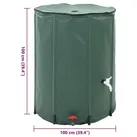 Wasserspeicher Regentonne Wassertank Wassertank 750L
