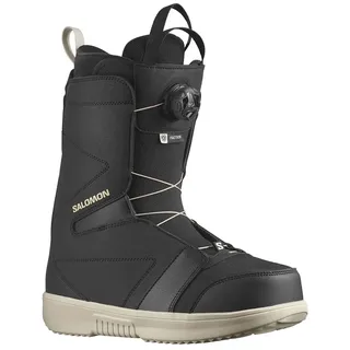 Salomon Faction Boa Snowboardschuhe - Black / Black / Rainy Day - 25.0
