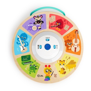 Baby Einstein, Hape, Cal's Smart Sounds Symphony Magic Touch Elektronisches Aktivitätsspielzeug aus Holz in 3 Sprachen(Englisch, Französisch und Spanisch),3 Modi, ab 6 Monaten