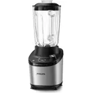 Philips HR3760/00 Standmixer 1.500W 2l-Glas 12 Stufen silber/schwarz