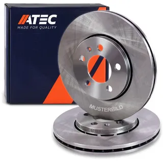 ATEC Germany 2x Bremsscheiben vorne Ø 308 mm Kompatibel mit VW MULTIVAN T5, MULTIVAN T6, TOUAREG, TRANSPORTER T5,TRANSPORTER T6 / CARAVELLE T6